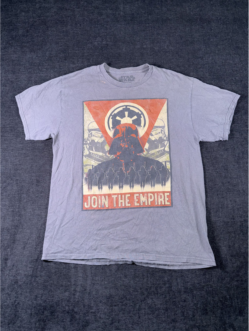 Star Wars Join The Empire Darth Vader Graphic T-Shirt Size Large